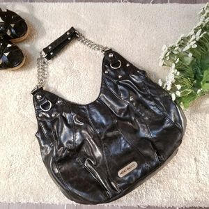 Nine West Black Vegan Leather Bag